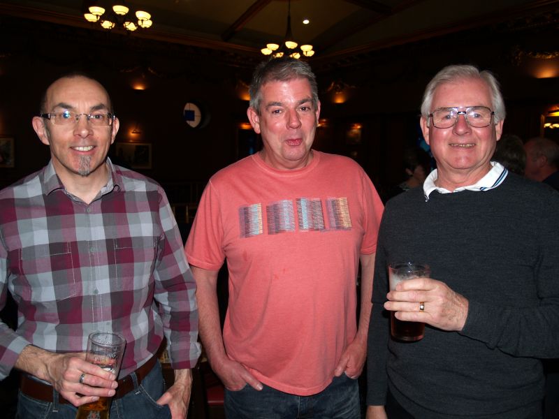 Haydn Collings, John Salmon and Mike Pickering